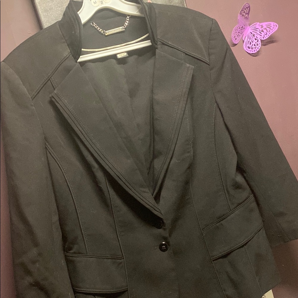 White House Black Market Black Blazer Formal Suit Jacket
